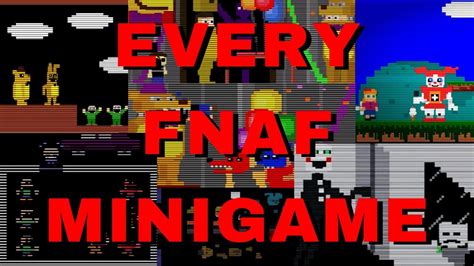 fnaf minigames|Breaking Down EVERY FNAF Minigame .